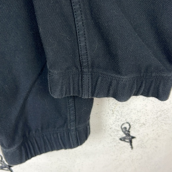 Athleta jogger pants cotton Black large pockets sz. SP high waist - Picture 5 of 16